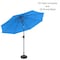 Pure Garden 10-Foot Patio Umbrella with Base, Brilliant Blue 50-LG1035B - alternate 4